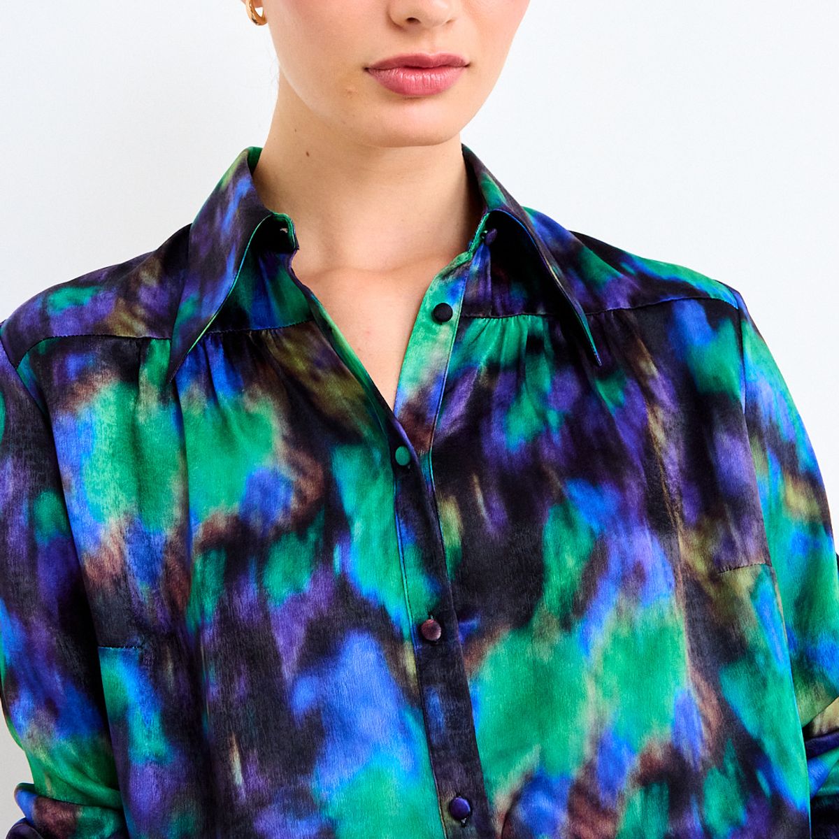 IO - Blusa Fantasia Mujer Azul Io