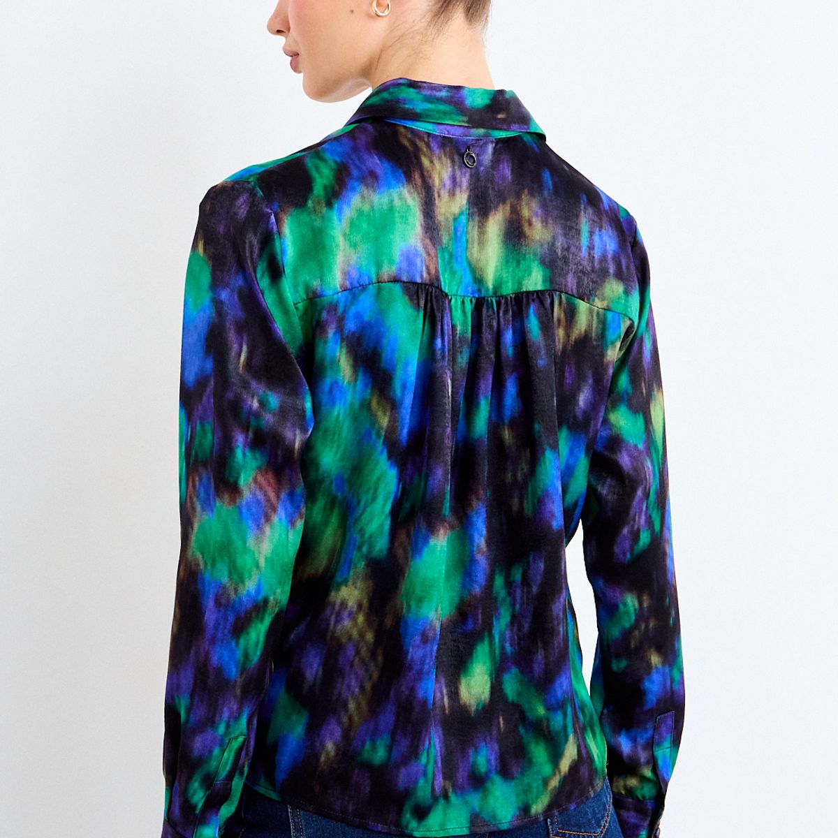 IO - Blusa Fantasia Mujer Azul Io