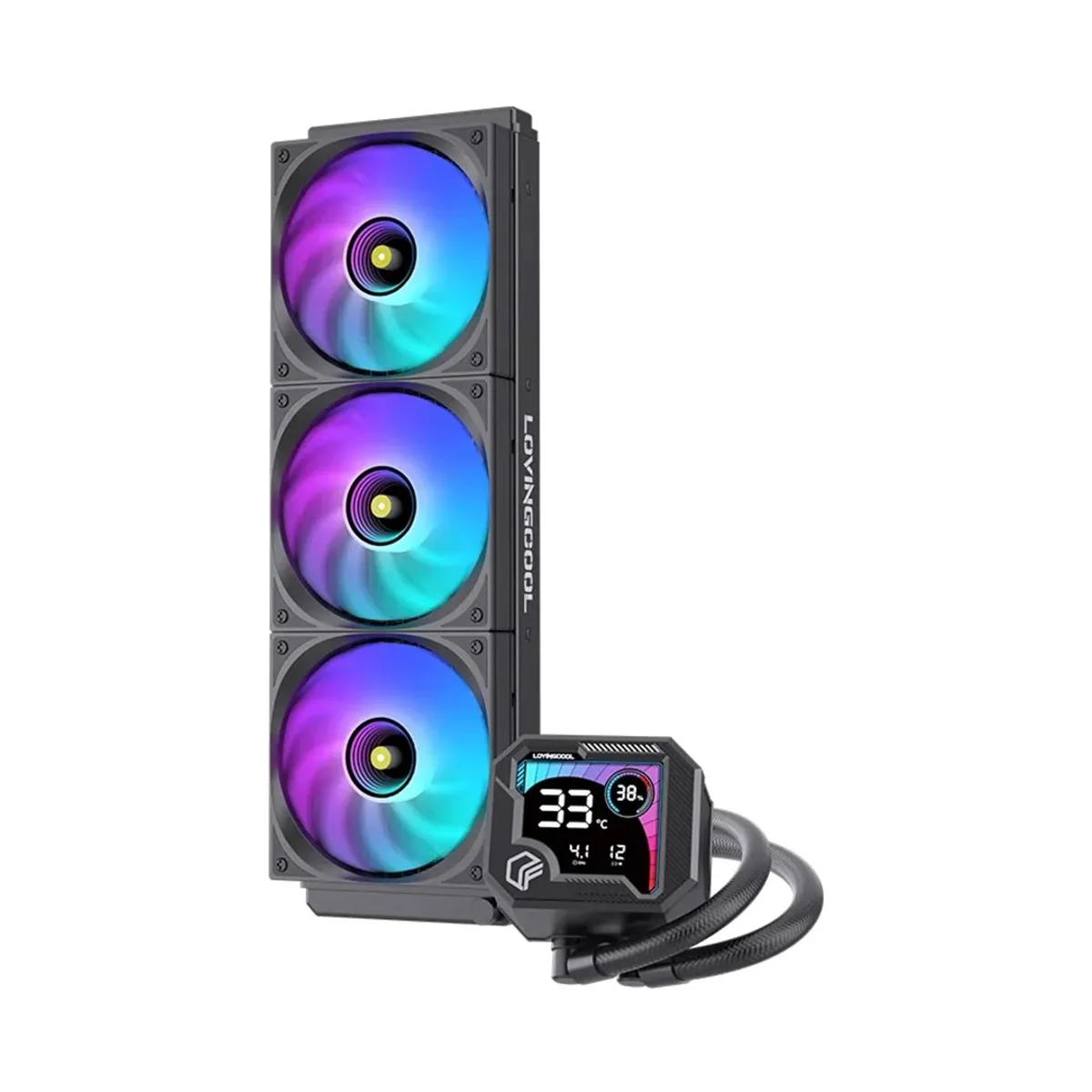 GENERICO - Refrigeración Líquida AIO  Cooler Gaming 360 Argb Ak-3 Lovingcool AMD INTEL