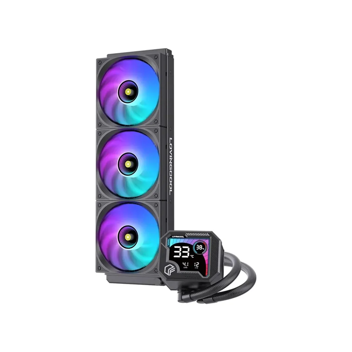 GENERICO - Refrigeración Líquida AIO  Cooler Gaming 360 Argb Ak-3 Lovingcool AMD INTEL