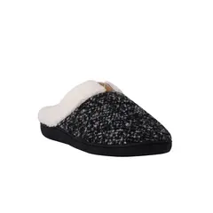 PASSER - Pantufla Mujer Negro Helio