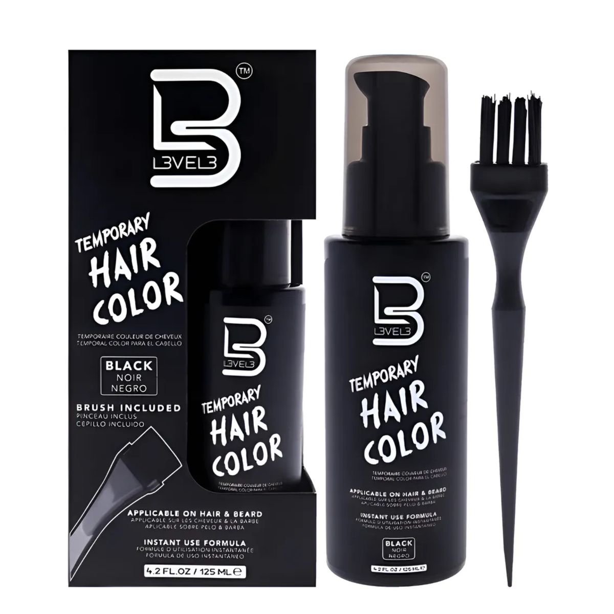 NISHMAN - Tinte Para Barba Color Negro Level 3 Tono 1 Negro