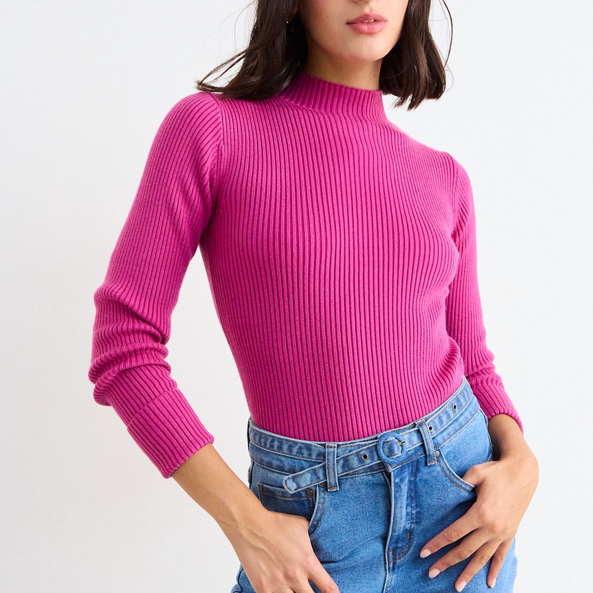 IO - Sweater Liso Mujer Rosa Io