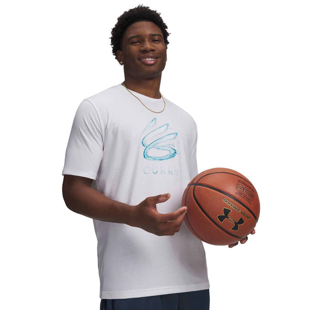 UNDER ARMOUR - Polera M/C Hombre Curry Splash Wordmark Polera UNDER ARMOUR