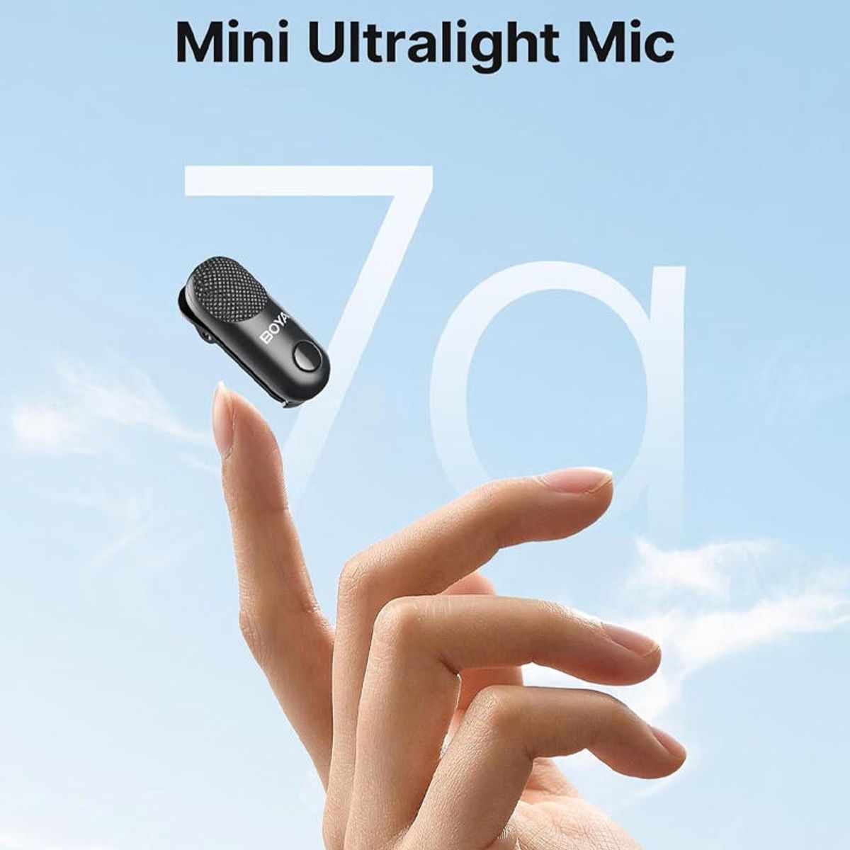 BOYA - Boya MAGIC 07 Mini Micrófono Inalámbrico Al-Powered