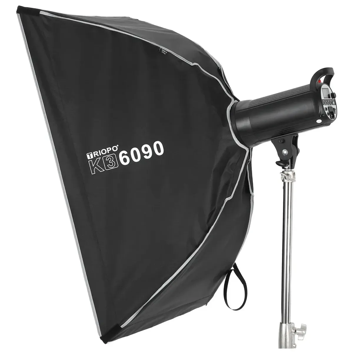 GENERICO - Triopo K3-6090 +TR-07C Softbox Armado Instantáneo Montura Bowens y Speedlight de 60x90 cms