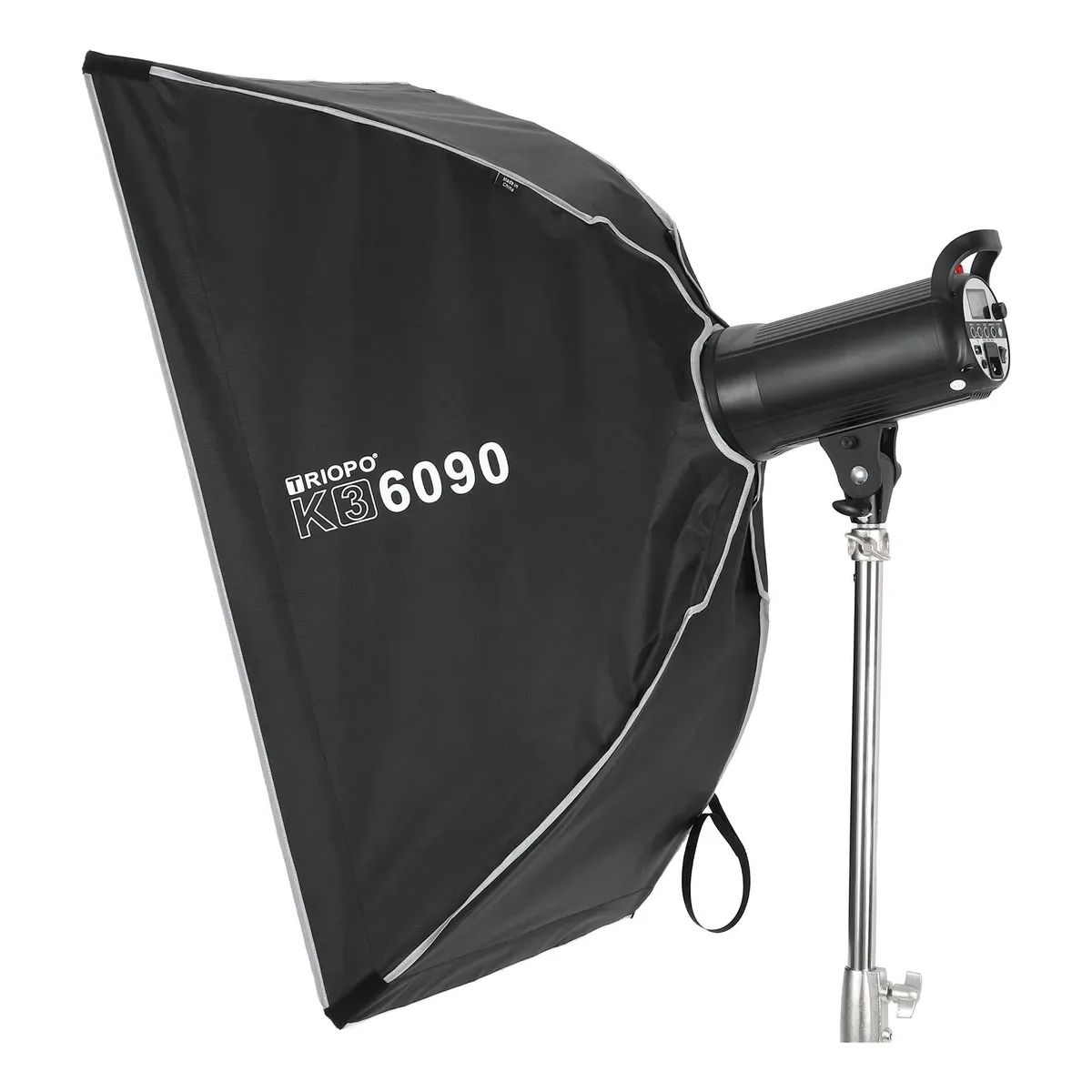 GENERICO - Triopo K3-6090 +TR-07C Softbox Armado Instantáneo Montura Bowens y Speedlight de 60x90 cms