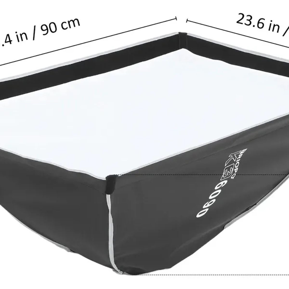 GENERICO - Triopo K3-6090 +TR-07C Softbox Armado Instantáneo Montura Bowens y Speedlight de 60x90 cms