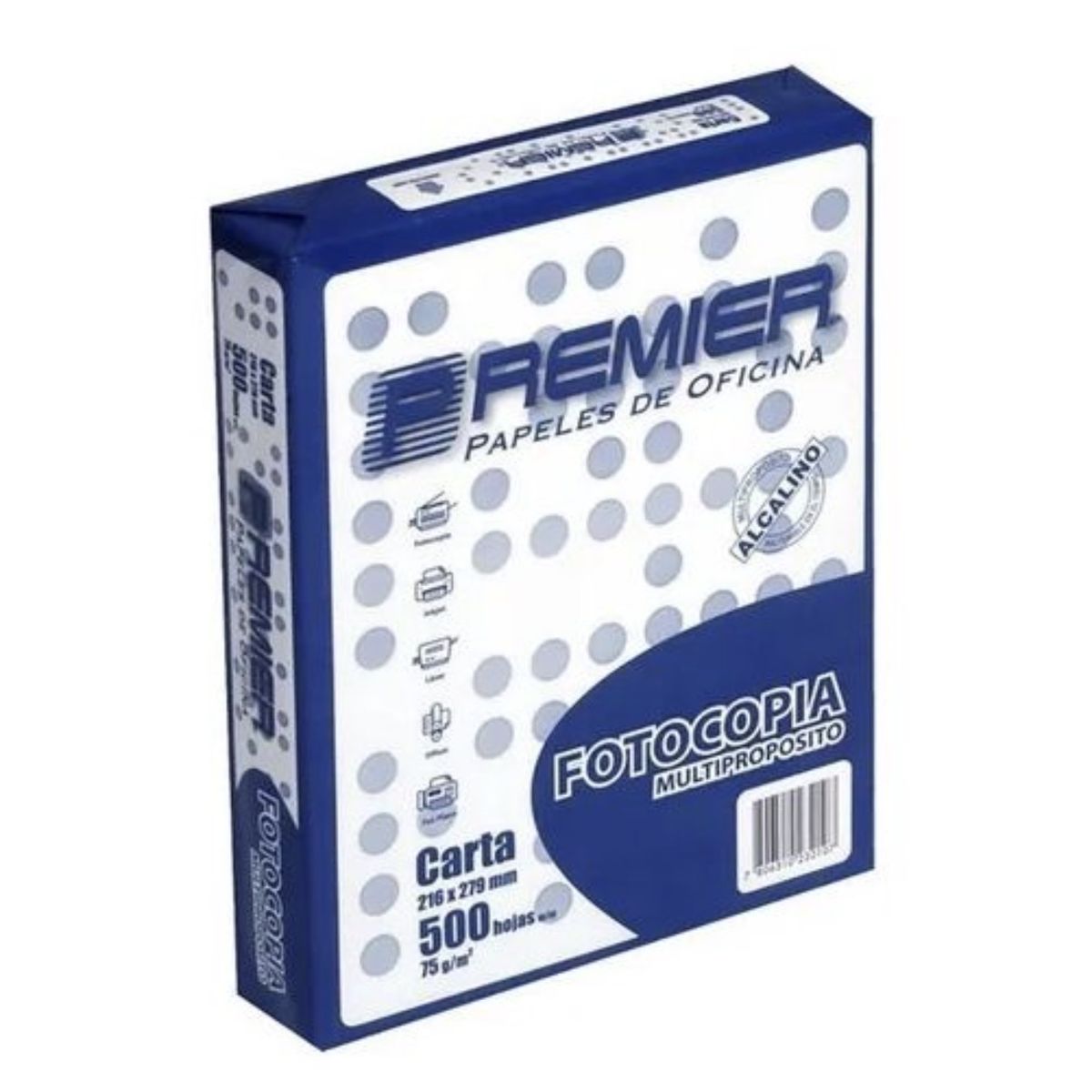 PREMIER - Resma Carta multifunción 500 Hojas Premier Color Blanco 75gr