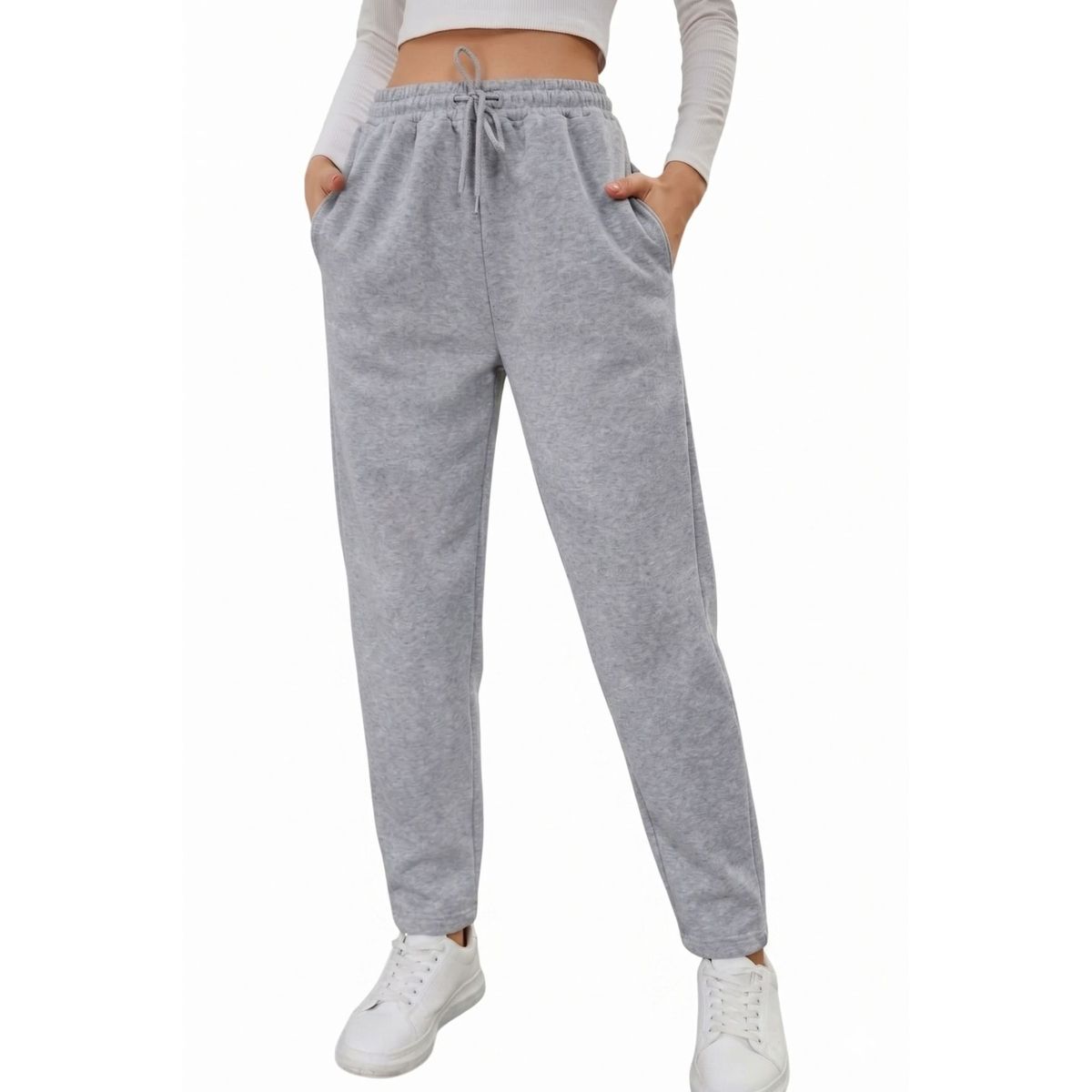 LOOK SHOP - Pantalón Jogger Buzo Mujer Algodón Forro Polar 138