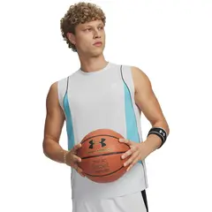 UNDER ARMOUR - Polera S/M Hombre Curry Training Tank Polera Blanco