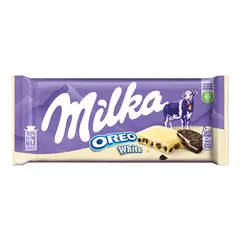 MILKA - Barra Chocolate Blanco Oreo 100 g