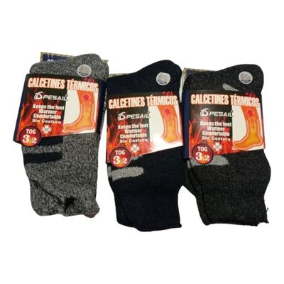 Imagen 2 del producto 12 Calcetines Ultra Termicos Gruesos Para Hombre - Sin Costuras