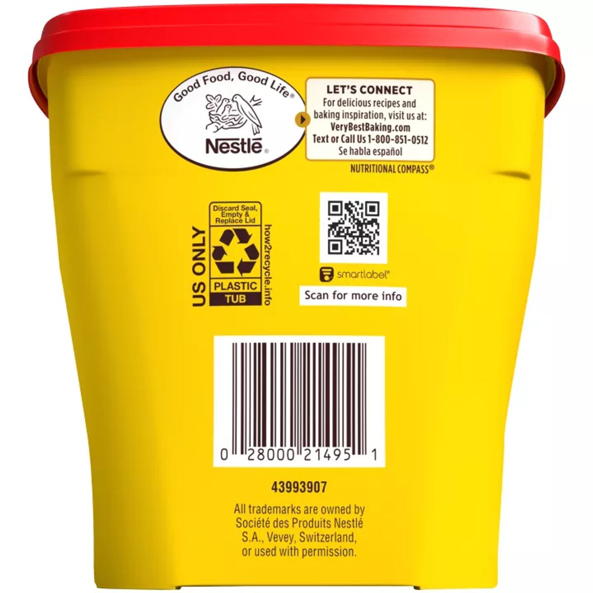 NESTLE - Cacao Amargo en Polvo Toll House Nestle 226 g