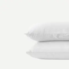 TEXTIL RANCO - Fundas de Almohada 200 Hilos 50% Algodón BLANCAS 50X70 CON BOLSILLO