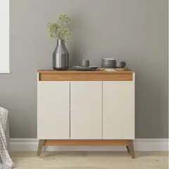 EXIT - Aparador Buffet 3 puertas Beige Roble - Treviso