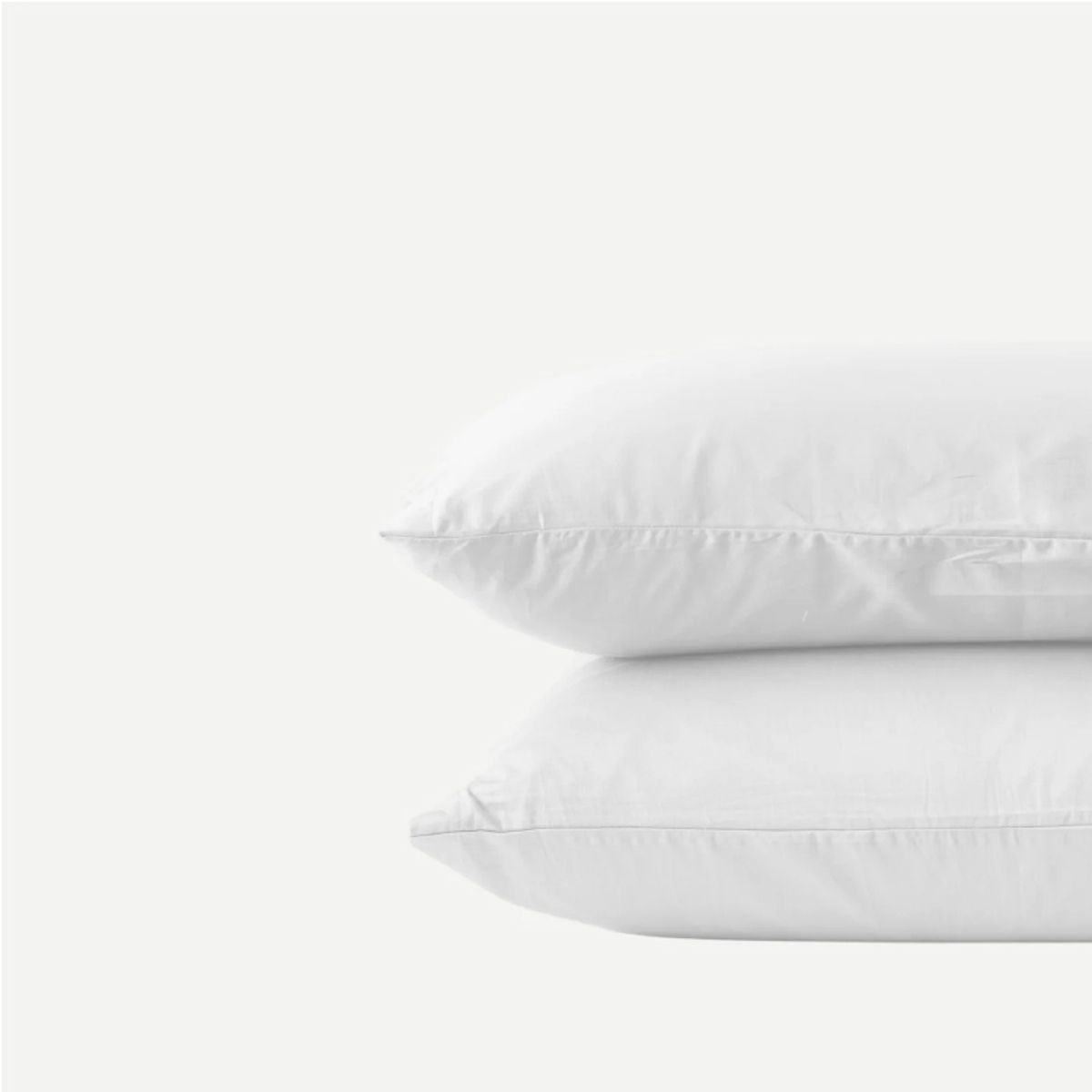 TEXTIL RANCO - Fundas de Almohada 200 Hilos 50% Algodón BLANCAS  50X90 CON BOLSILLO