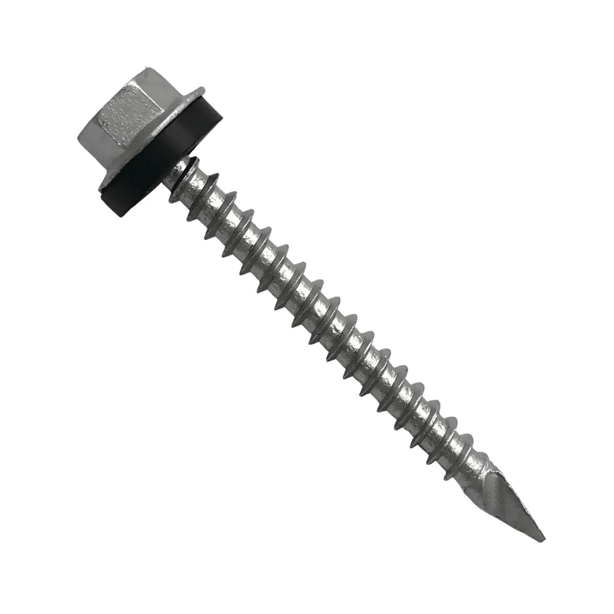 GENERICO - TORNILLO AUTOPERFORANTE HEXAGONAL 10x2 1/2 CON GOLILLA EPDM 100 UNIDADES