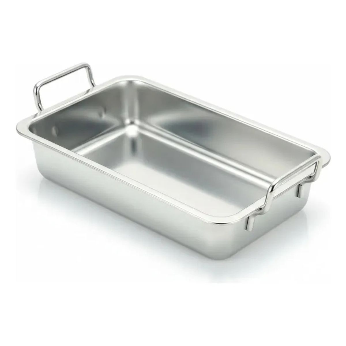 GENERICO - Mini Bandeja Acero Inoxidable Para Picoteo 11x15x3cm