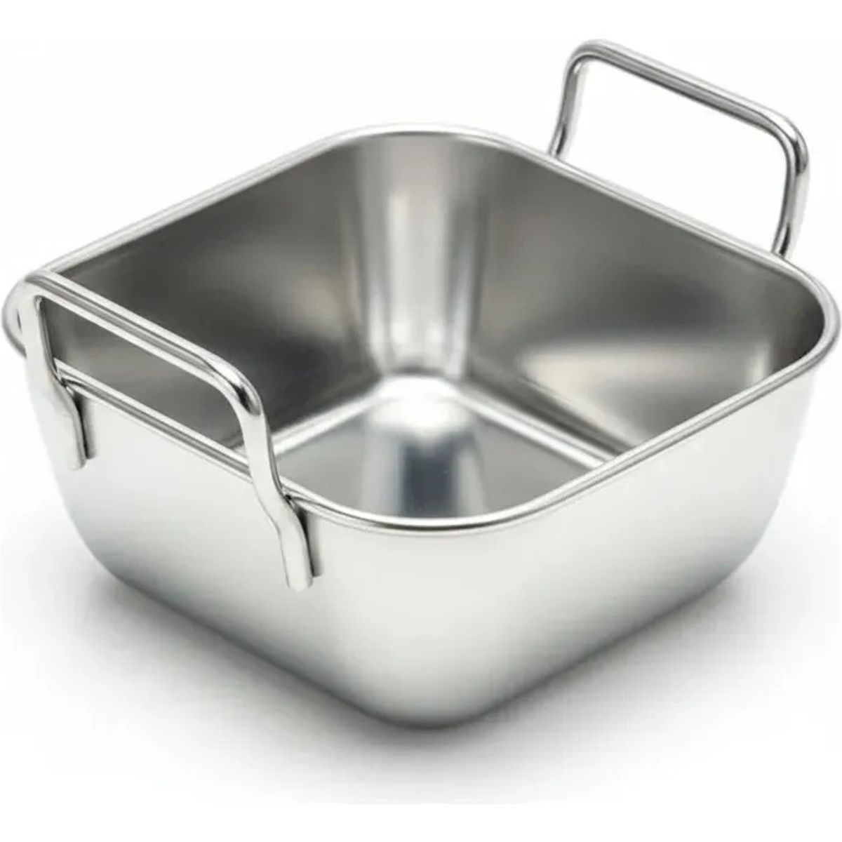 GENERICO - Set 3 Mini Bandeja Acero Inoxidable Para Picoteo 10x5xcm