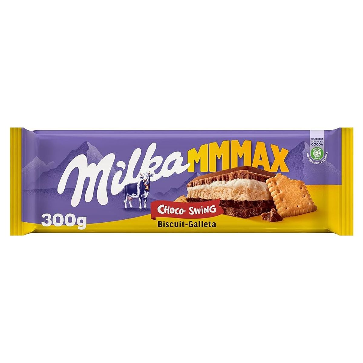 MILKA - Barra Chocolate Milka con Galleta 300 g