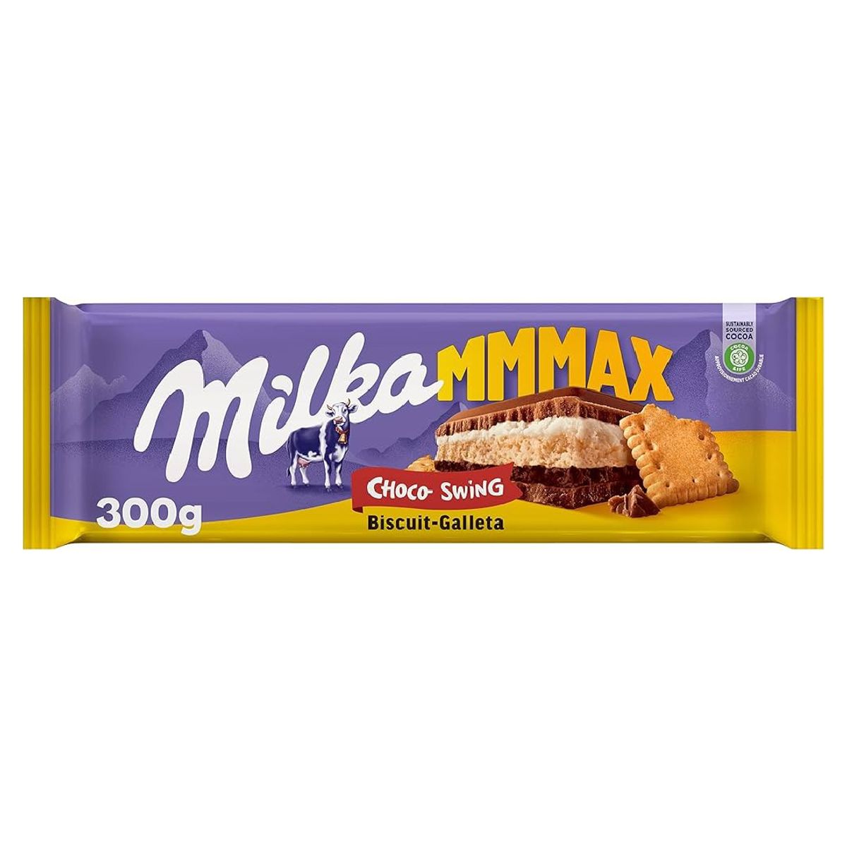 MILKA - Barra Chocolate Milka con Galleta 300 g