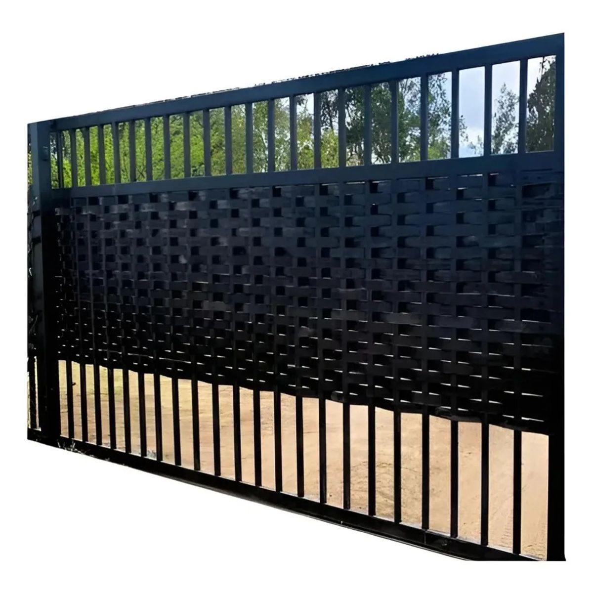 GENERICO - Cintas Para Cercos 130 Metros 4.6cm Cubre 150 Broches Negro