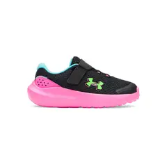 UNDER ARMOUR - Zapatilla Infant UA Surge 4 AC negro para niña