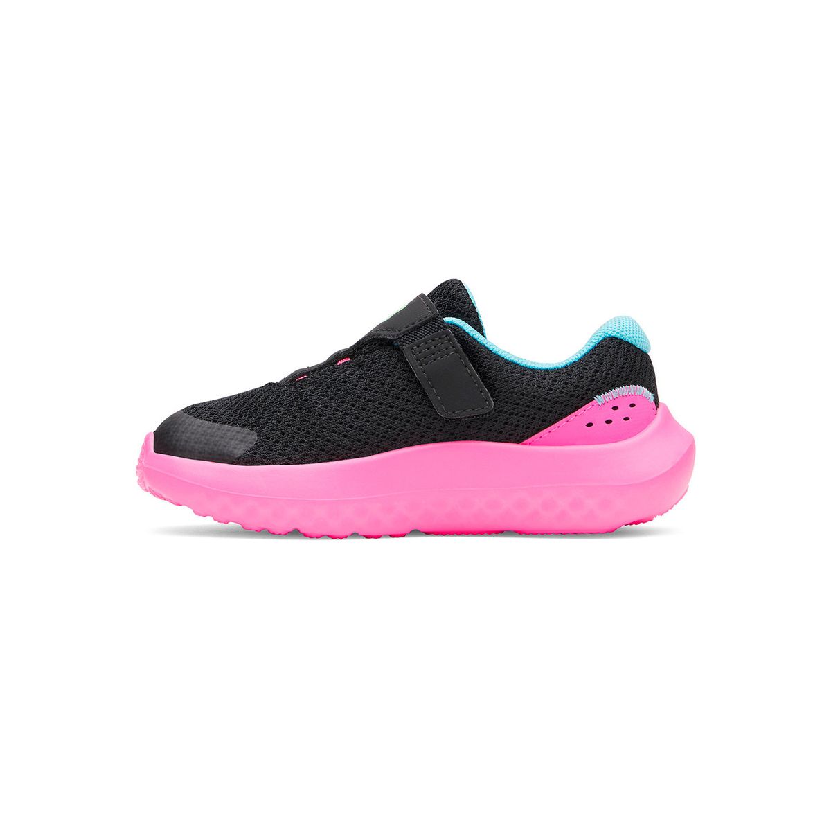 UNDER ARMOUR - Zapatilla Infant UA Surge 4 AC negro para niña UNDER ARMOUR