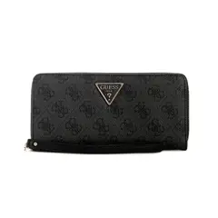 GUESS - Billetera Laurel Ii Slg Large Zip Around Negro