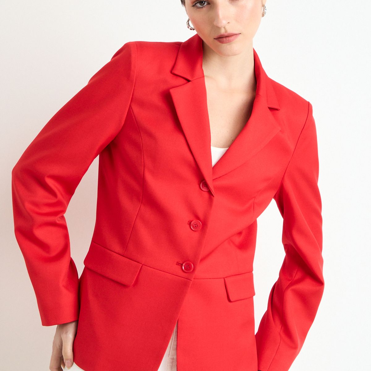 ASH - Blazer Liso Mujer Rojo Ash