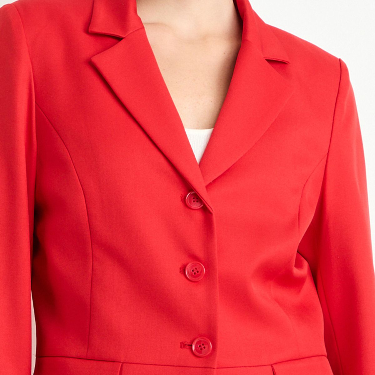 ASH - Blazer Liso Mujer Rojo Ash