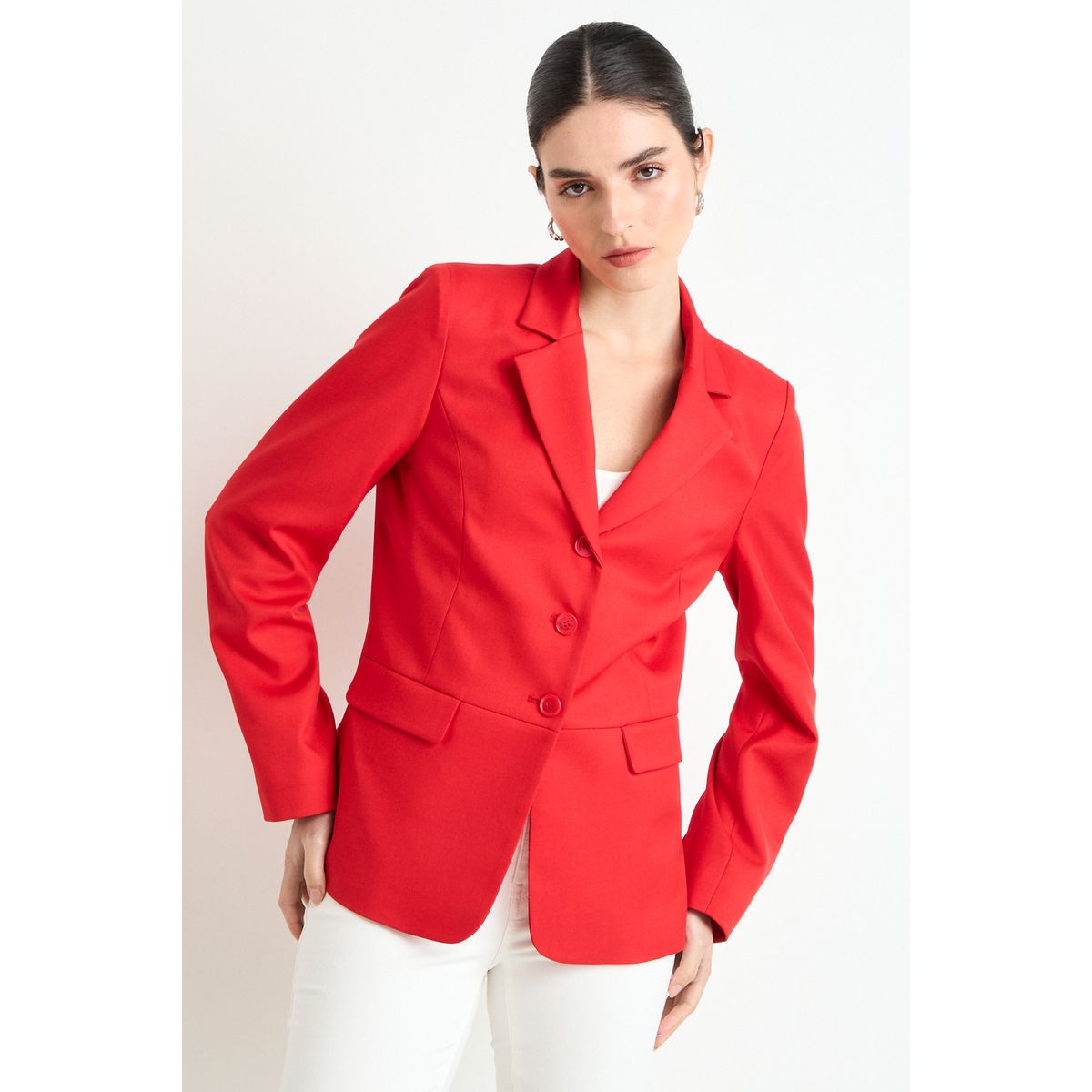 ASH - Blazer Liso Mujer Rojo Ash
