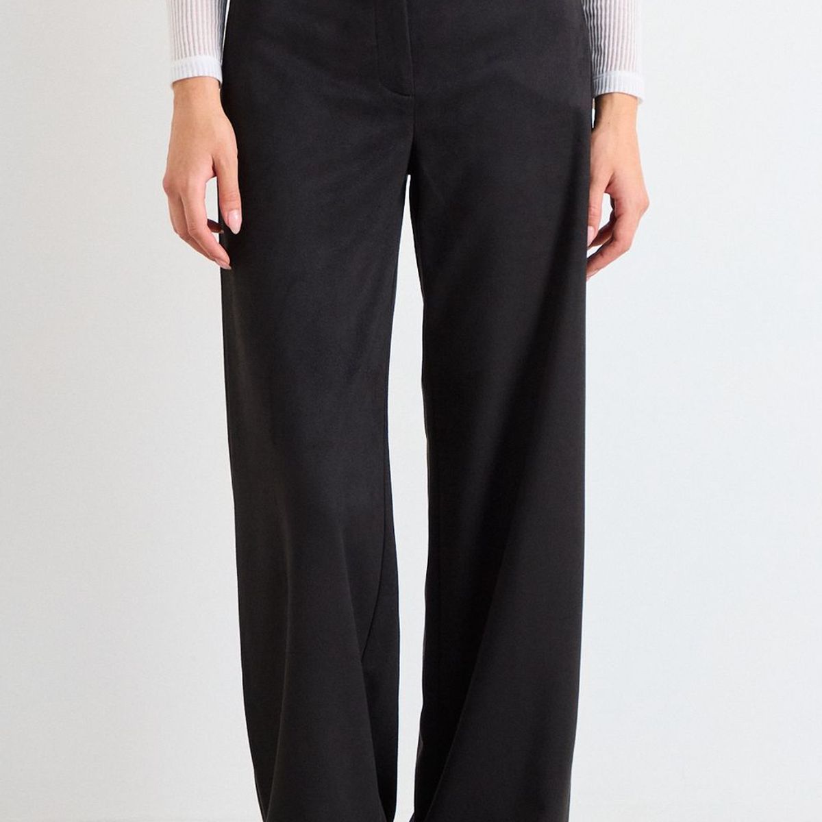 IO - Pantalon Liso Mujer Negro Io