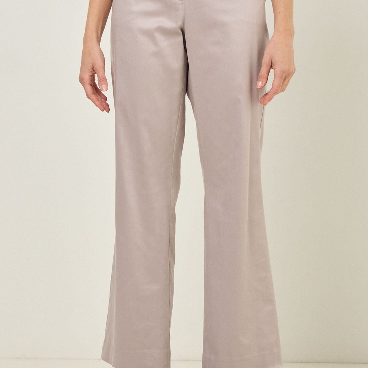 MA GRIFFE - Pantalon Gris Mujer Magriffe