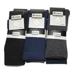 GARSIL - Calcetines De Algodon Sin Costuras Hombre - Pie Diabeticos - Docena