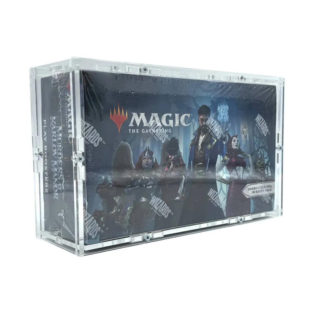 GENERICO - Caja Acrílica Protector de Play Booster MTG 8x21x13.5 cm