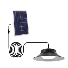 GENERICO - Lampara Solar Led Tipo Campana 1800 Lm Terraza / Jardín