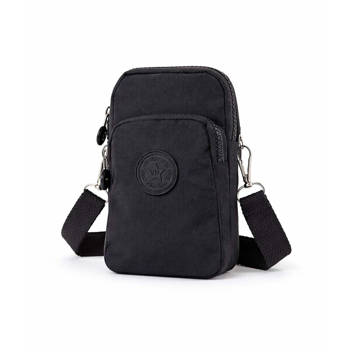 GENERICO - Bandolera Smartphone Mujer Nylon Con Bolsillos 17x12x4cm