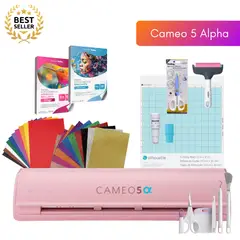 SILHOUETTE - PLOTTER CAMEO 5 ALPHA ROSADA INICIAL CC66