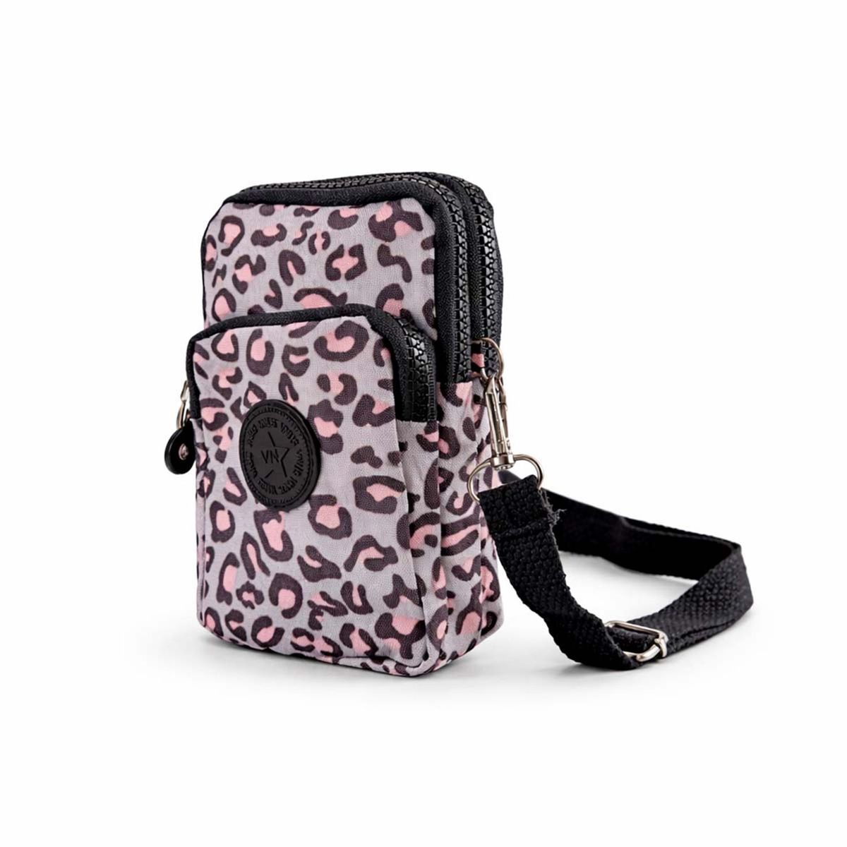 GENERICO - Bandolera Smartphone Mujer Nylon Con Bolsillos 17x12x4cm
