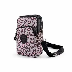 GENERICO - Bandolera Smartphone Mujer Nylon Con Bolsillos 17x12x4cm