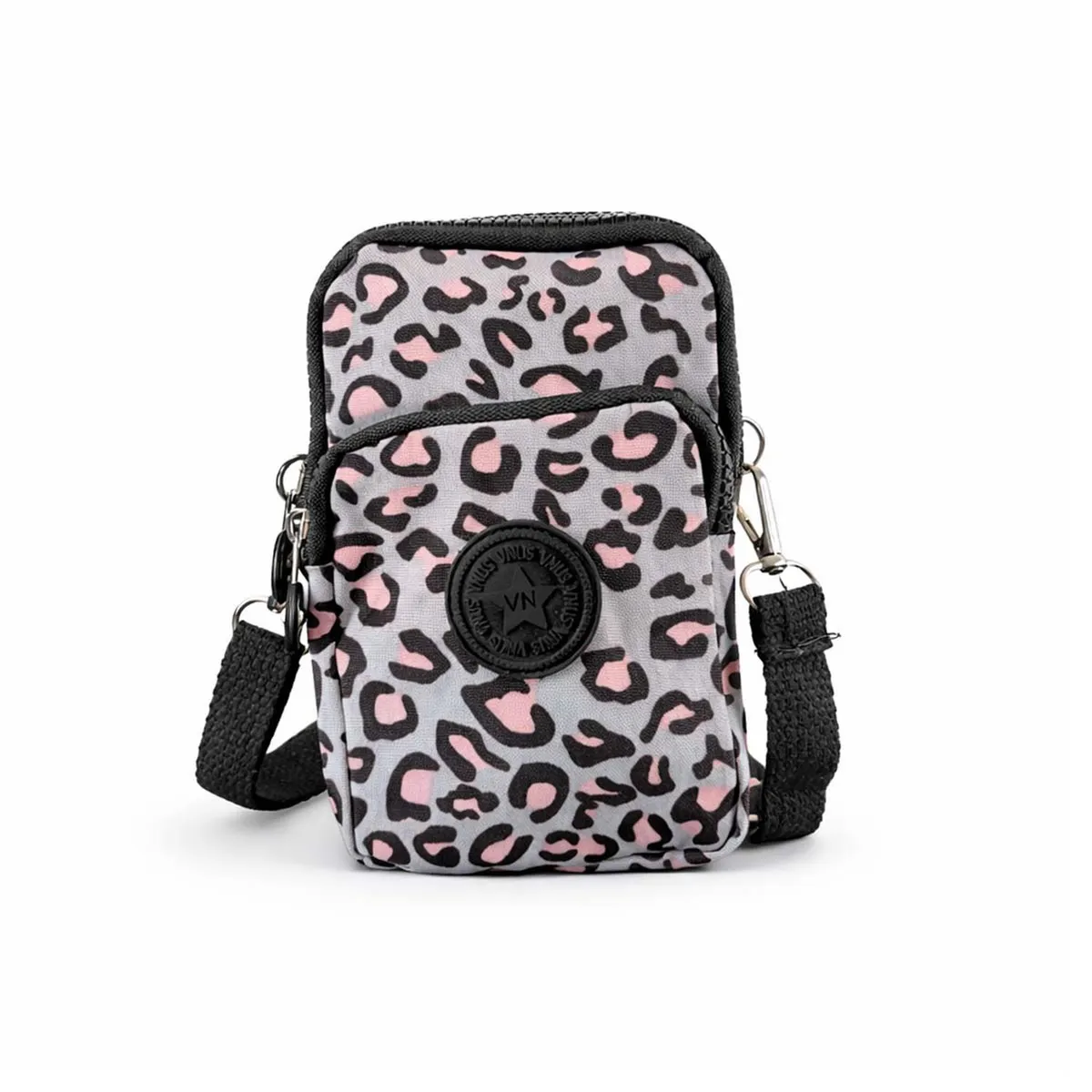 GENERICO - Bandolera Smartphone Mujer Nylon Con Bolsillos 17x12x4cm