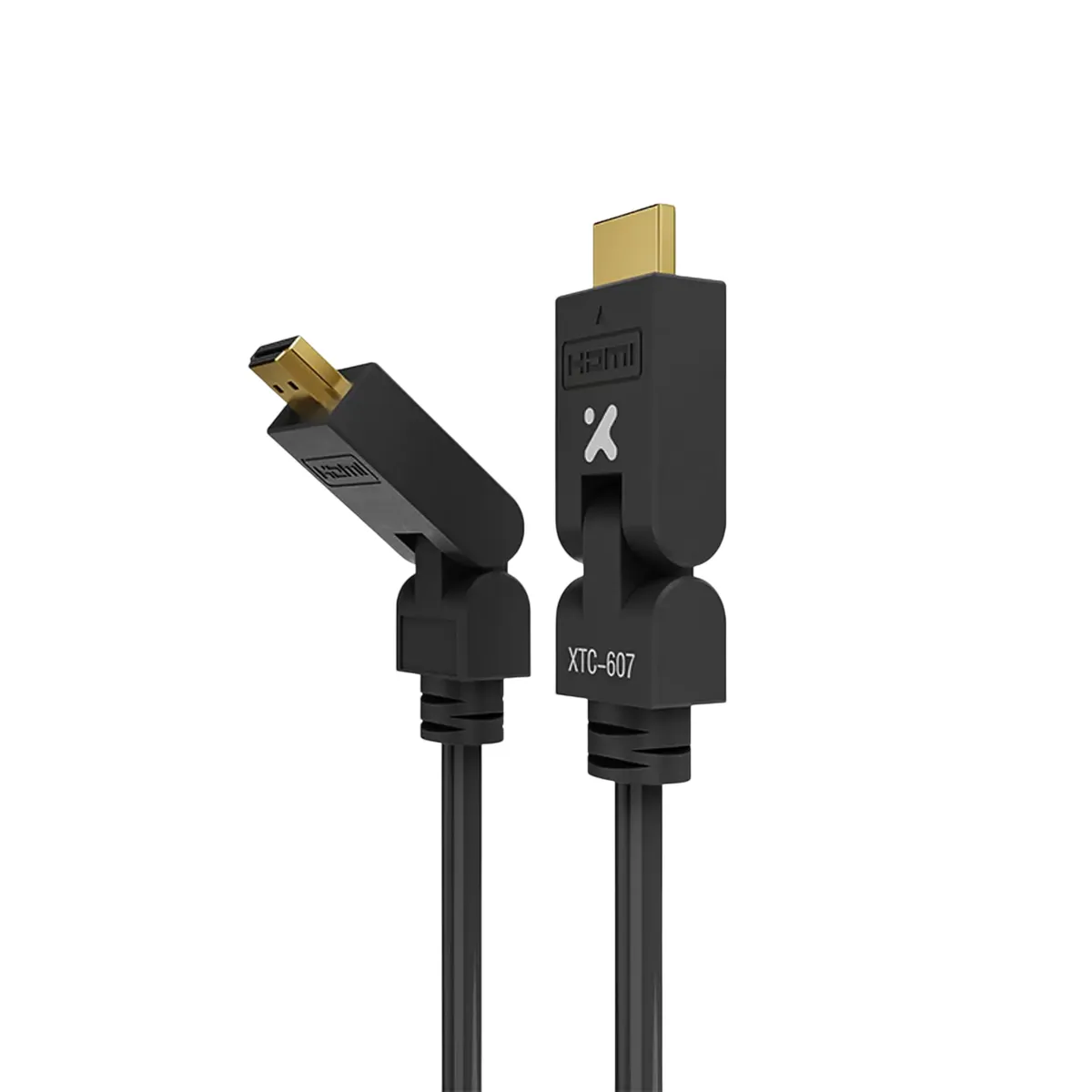 XTECH - Xtech XTC-607 Cable HDMI 1.8m Giratorio 180°, 4K 30Hz, HDMI 1.4, 10.2Gbps, Ethernet