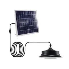 GENERICO - Lampara Solar Led Tipo Campana 1600 Lm Terraza / Jardín