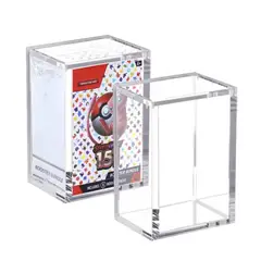 GENERICO - Caja Acrílica Protector de Bundle PKM Tin o DP OP 15.5x9x8.5