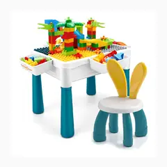 MOVI - Mesa De Juego Con Silla, 102 Piezas De Juego