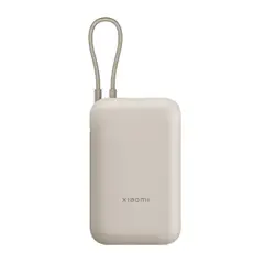XIAOMI - Batería Externa Powerbank Mi 20000mah 33W Cable Integrado - Blanco