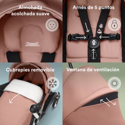 Imagen 2 del producto Pack Recién Nacido 0+ para Coche Ultracompacto Stokke® YOYO - Ginger Versión 3 - YOYO by