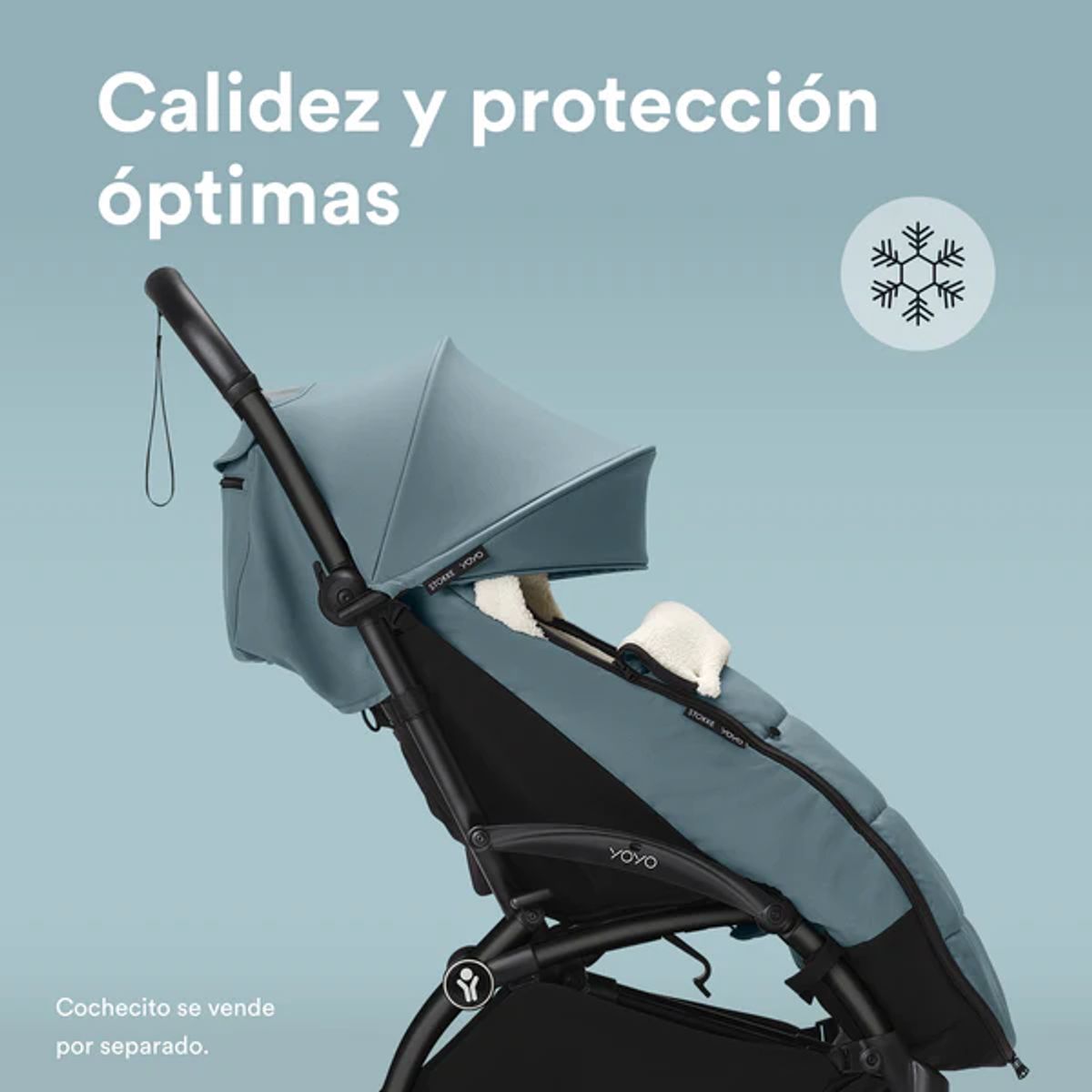 STOKKE - Saco de Invierno para Coche Ultracompacto Stokke® YOYO - Aqua - YOYO by Stokke